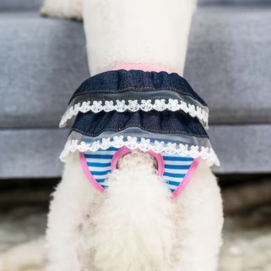 Багаторазовий підгузок для сук Derby Cute bow, Jeans Derby