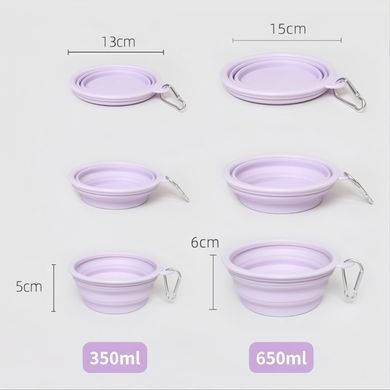 Портативная складная миска с крышкой Derby TPE Material Portable Collapsible Pet Bowl with Lid Derby