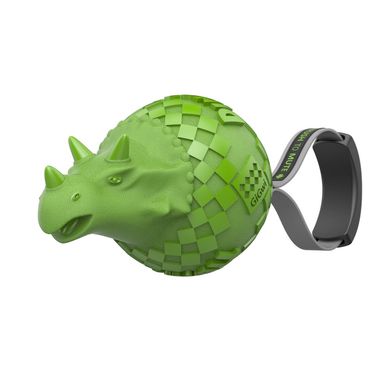 Игрушка для Собак Gigwi Dinoball Динозавр Зеленый с Отключающимся Звуком 14 см GiGwi