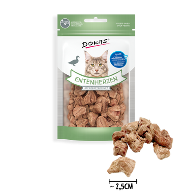 Ласощі для котів Dokas Entenherzen (качині сердечка) Dokas