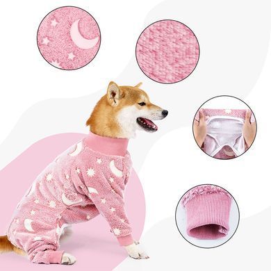Утеплена піжама для собак Wan Talk Pet Onesie PJs Slim Fit, Grey Wan talk