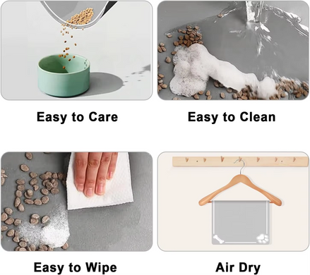 Коврик под миску для котов и собак Derby Happy Paws Feeding Mat, Beige Cloud Derby