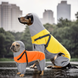 Дощовик для собак Wan Talk Dog Yellow Raincoat з капюшоном, S, 40 см, 50-56 см