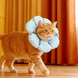 Мягкий воротник для кошек и небольших собак Derby Soft Bloom Pet Collar, Blue, S, 13-22 см