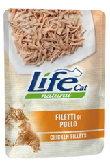 Влажный корм для котов LifeNatural Куриное филе (chicken), 70 г LifeNatural