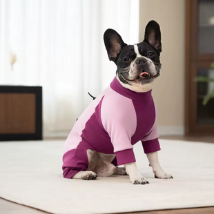 Комбінезон для собак LOVEPET Velvet Fleece Jumpsuit, Rose pink