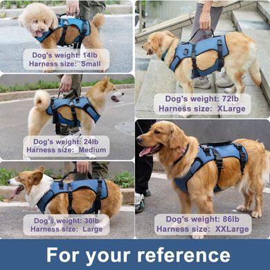 Реабилитационный жилет для полной поддержки тела собак WanTalk Dog Lift Harness Grey Wan talk