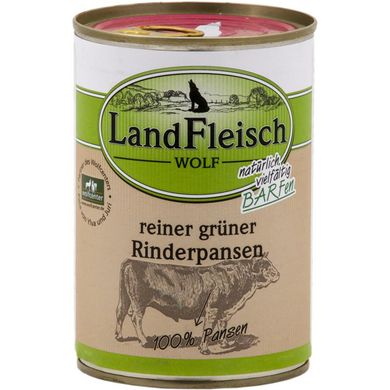 Консерви для собак Landfleisch Dog Wolf Rinderpansen з рубцем LandFleisch