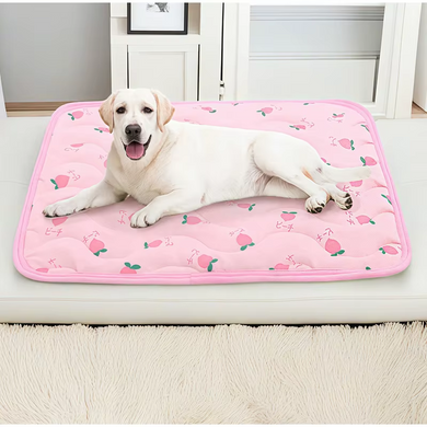 Літня охолоджуюча підстилка для котів Derby Ice Silk Material Summer Pet Cooling Mat Strawberry Derby