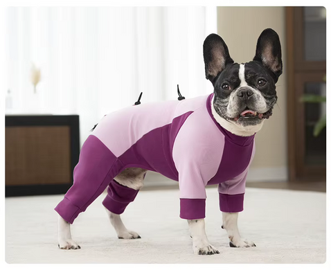 Комбінезон для собак LOVEPET Velvet Fleece Jumpsuit, Rose pink