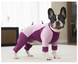 Комбінезон для собак LOVEPET Velvet Fleece Jumpsuit, Rose pink, M, 30 см, 41 см, 29 см