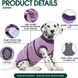 Восстановительная попона для собак Wan Talk Recovery Suit, Violet Stripe, 5XL, 65 см, 88-95 см, 60 см