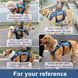Реабилитационный жилет для полной поддержки тела собак WanTalk Dog Lift Harness Grey, Large
