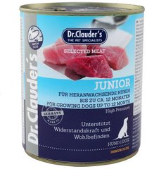 Консерва супер-преміум класу для цуценят Dr.Clauder's Selected Meat Junior Dr.Clauder's