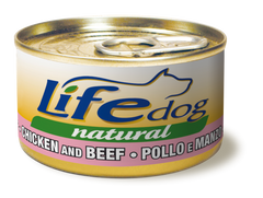 Консерва для собак LifeDog Куриное филе с говядиной (fillets beef and chicken), 90 г LifeNatural