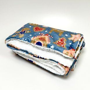 Одеяло для животных Derby Sherpa Blanket, Gingerbread Joy Cover Derby