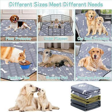 Багаторазова пелюшка Derby Washable Reusable Dog Pee Pad PM004, Grey Derby