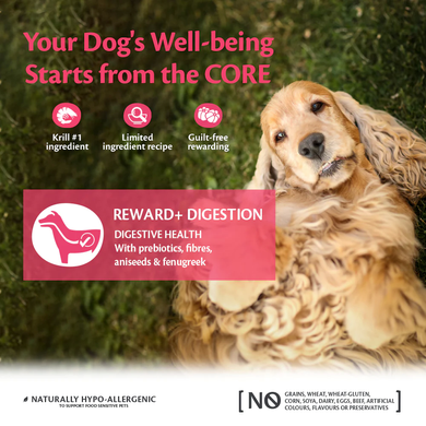 Лакомства для собак Wellness Core Reward+ Digestion для пищеварения с крилем Wellness CORE