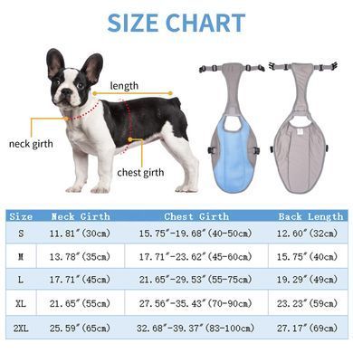 Летний охлаждающий жилет для собак крупных пород Derby Summer Dog Cooling Vest PA0116, Blue Derby