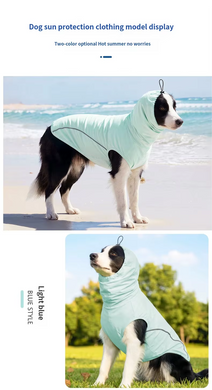 Літній сонцезахисний одяг для собак Derby Summer Sun-protective Dog Clothing, Blue Derby