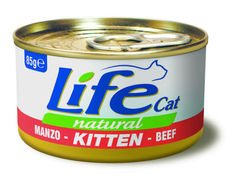 Консерва для кошенят LifeNatural Яловичина (Beef), 85 г LifeNatural