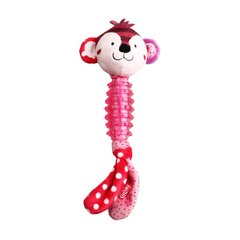 Іграшка для Собак Gigwi Suppa Puppa Мавпочка з пищалкою 16 см GiGwi