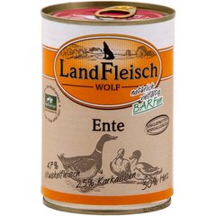 Консервы для собак Landfleisch Dog Wolf Ente с уткой LandFleisch