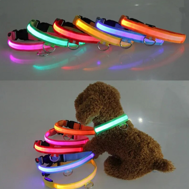 Нейлоновый светодиодный ошейник для собак Derby, перезаряжаемый через USB Derby