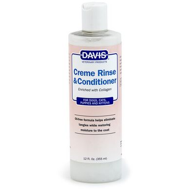 Кондиціонер-ополіскувач Davis Creme Rinse & Conditioner з колагеном для собак і котів Davis