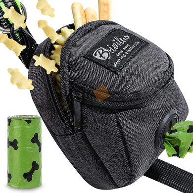 Мини-сумка для прогулок и пакетов BRIVILAS Dog Poop Bag Holder Black