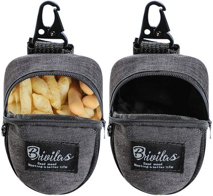 Міні-сумка для прогулянок і пакетів BRIVILAS Dog Poop Bag Holder Black