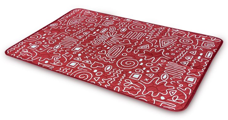 Многоразовая пеленка для собак Red Abstraction (от производителя ТМ EZWhelp) EZwhelp