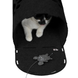 Домик-туннель для кошки Red Point "Kitty Tunnel" с мышкой черный, 850х280х280 мм