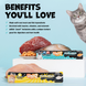 Кремовое лакомство для кошек UNIQ PETS TASTY CREAM микс вкусов &laquo;2 в 1&raquo; (курица, щепа и говядина), говядина, треска, криль, 2х15 г