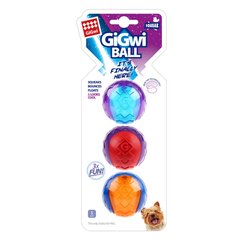 Игрушка для Собак Gigwi Ball Мяч 5 см с Пищалкой, 3 шт GiGwi