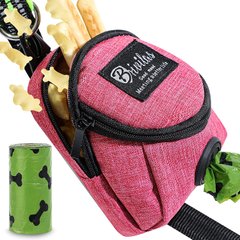 Міні-сумка для прогулянок і пакетів BRIVILAS Dog Poop Bag Holder Pink