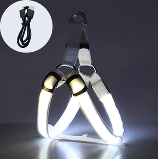Светодиодная шлейка для собак, заряжаемая от USB Derby
