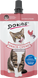 Крем-лакомство для котов Dokas с курицей и креветкой, креветки, курица, 90 г