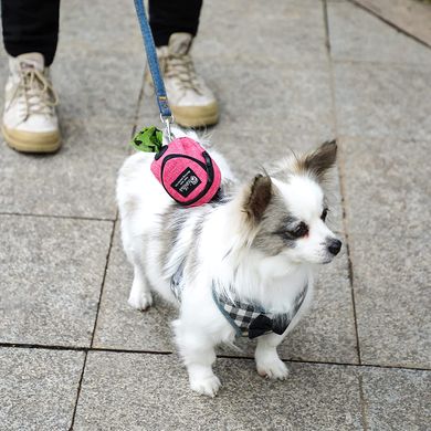 Міні-сумка для прогулянок і пакетів BRIVILAS Dog Poop Bag Holder Pink