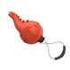 Іграшка для cобак Gigwi Dinoball Динозавр зі звуком, що вимикається 14 см, Червоний, Medium