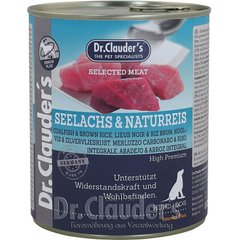Консерва супер-преміум класу для собак Dr.Clauder's Selected Meat Coalfish & Brown Rice з сайдою і коричневим рисом Dr.Clauder's