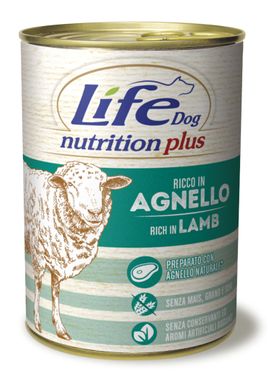 Консерва для собак LifeDog Ягня з рисом (lamb & rice), 400 г LifeNatural