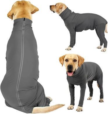Комбінезон для відновлення собак Derby Pet Recovery Suite, Black Derby