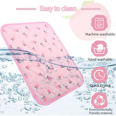 Літня охолоджуюча підстилка для котів Derby Ice Silk Material Summer Pet Cooling Mat Bananas Derby