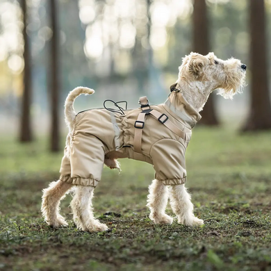Зимняя куртка для собак V.PET.B.R. Dog Apparel C837 Khaki V.PET.B.R