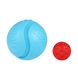 Игрушка для собак BronzeDog CHEW Звуковой футбольный мяч голубой 15,2 см