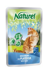 Вологий корм для котів Naturel Камбала (Plaice), 100 г Naturel