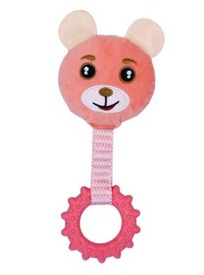 М'яка іграшка для собак Ведмедик з кільцем Royal Pets