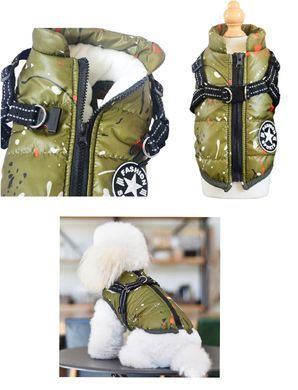 Зимняя куртка для собак Derby Fashion Sports D76 Army Green Derby