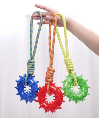 Игрушка-канат для собак Derby TPR Ring + Rope Dog Toy Derby